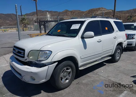2002 Toyota Sequoia Limited V8 from USA, damaged, VIN 5TDZT38A02S088609